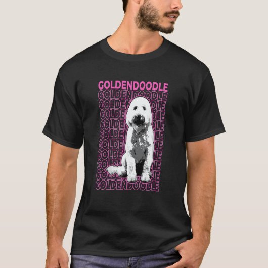 Goldendoodle Pastel Aesthetic T-shirt (Voorkant)