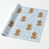 goldendoodle-plakpapier cadeaupapier (Uitgerold)