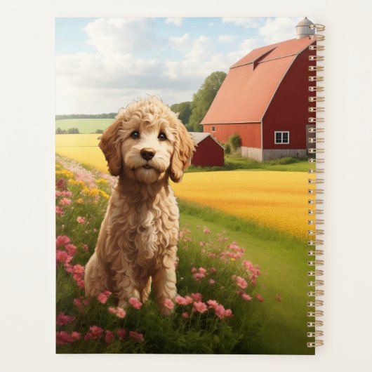 Goldendoodle Planner (Achterkant)