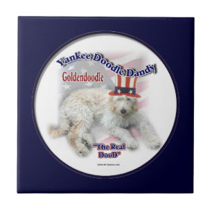Goldendoodle Politieke Humor Tegeltje