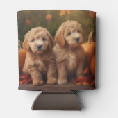 Goldendoodle Puppy Herfst Delight Pompoen Blikjeskoeler (Achterkant)