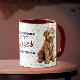 Goldendoodle Puppy Kisses Repareer Alles Mok