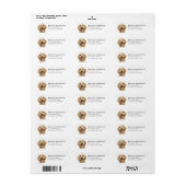 Goldendoodle Retouradreslabels Etiket (Full Sheet)