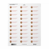 Goldendoodle Retouradreslabels Etiket (Full Sheet)