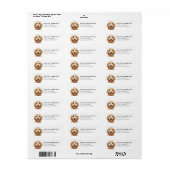 Goldendoodle Retouradreslabels Etiket (Full Sheet)
