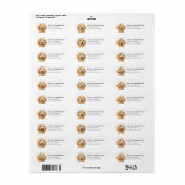 Goldendoodle Retouradreslabels Etiket (Full Sheet)