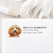 Goldendoodle Retouradreslabels Etiket (Insitu)