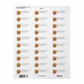 Goldendoodle Retouradreslabels Etiket (Full Sheet)