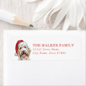 Goldendoodle retouradreslabels etiket (Insitu)