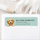 Goldendoodle Retouradreslabels Etiket (Insitu)