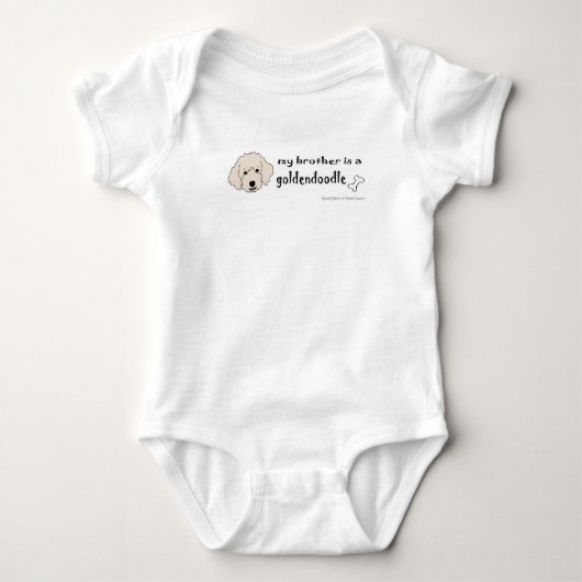 goldendoodle romper (Voorkant)