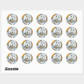 Goldendoodle Ronde Sticker (Vel)