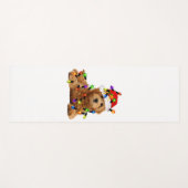 Goldendoodle Santa Dog Yogamat (Voorkant (horizontaal))