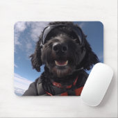 Goldendoodle Skydiving Muismat (Met muis)