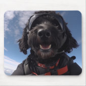 Goldendoodle Skydiving Muismat (Voorkant)