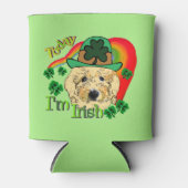 Goldendoodle St Patricks Dag Cadeaus Blikjeskoeler (Voorkant)