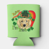 Goldendoodle St Patricks Dag Cadeaus Blikjeskoeler (Achterkant)