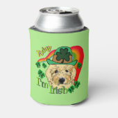 Goldendoodle St Patricks Dag Cadeaus Blikjeskoeler (Blikje Achterkant)
