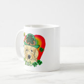 Goldendoodle St. Patrick's Dag Koffiemok (Voorkant links)