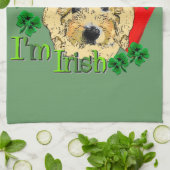 Goldendoodle St. Patrick's Dag Theedoek (Gevouwen)