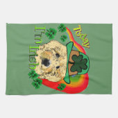 Goldendoodle St. Patrick's Dag Theedoek (Horizontaal)