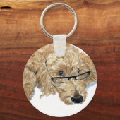 Goldendoodle Stella Sleutelhanger (Voorkant)