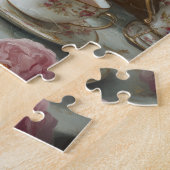 Goldendoodle Tea Party Kunst Legpuzzel (Zijkant)