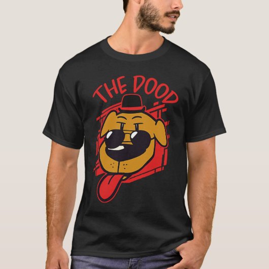 Goldendoodle The Dood Vintage Dog T-shirt (Voorkant)