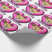 Goldendoodle Valentijnsdag Cadeaupapier (Hoek)