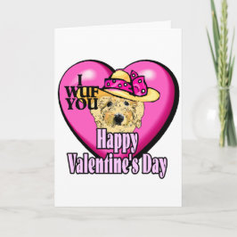 Goldendoodle Valentijnsdag Feestdagen Kaart