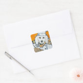 Goldendoodle Vierkante Sticker (Envelop)