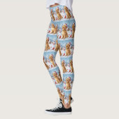 Goldendoodle Winter Wonderland Christmas Joy Leggings (Links)