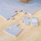 Goldendoodle Winter Wonderland Christmas Joy Legpuzzel (Zijkant)