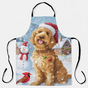 Goldendoodle Winter Wonderland Christmas Joy Schort