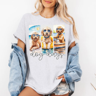 Goldendoodles in Zonnebril Hondendagen van de zome T-shirt
