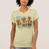 Goldendoodles in Zonnebril Hondendagen van de zome T-shirt (Voorkant)