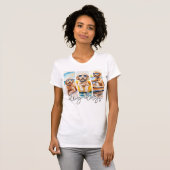 Goldendoodles in Zonnebril Hondendagen van de zome T-shirt (Voorkant volledig)