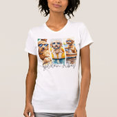 Goldendoodles in Zonnebrillen Zomer Gouden Vibes T-shirt (Voorkant)