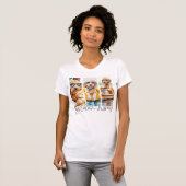 Goldendoodles in Zonnebrillen Zomer Gouden Vibes T-shirt (Voorkant volledig)
