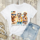 Goldendoodles in Zonnebrillen Zomer Gouden Vibes T-shirt