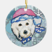GOLDENDOODLES KERAMISCH ORNAMENT (Voorkant)