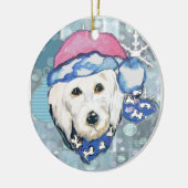 GOLDENDOODLES KERAMISCH ORNAMENT (Links)