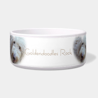 Goldendoodles Rock schattig dog bowl Voerbakje