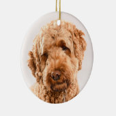 GoldendoodStudio Portret Keramisch Ornament (Rechts)