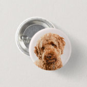 GoldendoodStudio Portret Ronde Button 3,2 Cm (Voorkant /achterkant)