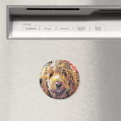 Goldendoolde Puppy Magneet (Insitu (Vaatwasser))