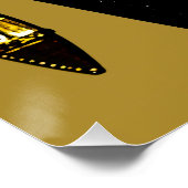 Goldene Eleganz: Schwarze Schönheit mit Schmuck Perfect Poster (Hoek)