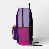 Goldene Flüsse Bedrukte Rugzak (Rechts)