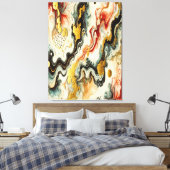 Goldene Flüsse  Canvas Afdruk (Insitu (Slaapkamer))