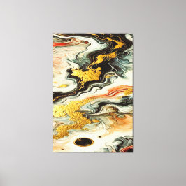 Goldene Flüsse Canvas Afdruk